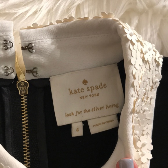 Kate spade sequin collar crepe dreSs - Picture 7 of 12